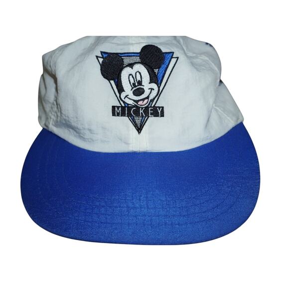 Mickey Unlimited Other - Vintage 90s Mickey Mouse Baseball Cap – Blue Cotton Dad Hat – Disney Unlimited
